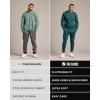 imageTrue Classic Mens Hoodies  Novelty Fleece Pullover ZipUp Hoodies for Men ampamp Active Mens Hooded SweatshirtsBlack