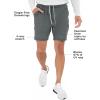 imageTrue Classic Mens Shorts  Gym Shorts for Men Quick Dry Novelty Mens Athletic Short ampamp Sweat Short for Workout and RunningCharcoal Heather Gray