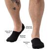 imageTrue Classic Mens Socks Moisture Wicking Ankle HalfCrew ampamp No Show for Men  Athletic Socks 1 ampamp 3Packs Size 714Black 3pack