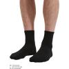 imageTrue Classic Mens Socks Moisture Wicking Ankle HalfCrew ampamp No Show for Men  Athletic Socks 1 ampamp 3Packs Size 714BlackHeather GrayWhite 3pack