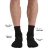 imageTrue Classic Mens Socks Moisture Wicking Ankle HalfCrew ampamp No Show for Men  Athletic Socks 1 ampamp 3Packs Size 714BlackHeather GrayWhite 3pack