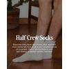 imageTrue Classic Mens Socks Moisture Wicking Ankle HalfCrew ampamp No Show for Men  Athletic Socks 1 ampamp 3Packs Size 714Heather Gray 3pack