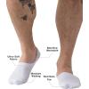 imageTrue Classic Mens Socks Moisture Wicking Ankle HalfCrew ampamp No Show for Men  Athletic Socks 1 ampamp 3Packs Size 714White 3pack