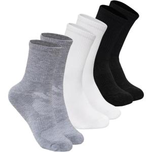 imageTrue Classic Mens Socks Moisture Wicking Ankle HalfCrew ampamp No Show for Men  Athletic Socks 1 ampamp 3Packs Size 714BlackHeather GrayWhite 3pack