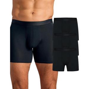 imageTrue Classic Mens Underwear  Novelty Boxer Briefs Pack and Singles  Breathable UltraSoft Mens Boxer Brief Underwear PackBlack 3pack