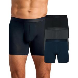 imageTrue Classic Mens Underwear  Novelty Boxer Briefs Pack and Singles  Breathable UltraSoft Mens Boxer Brief Underwear PackBlackCarbonNavy 3pack