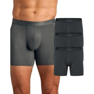 imageTrue Classic Mens Underwear  Novelty Boxer Briefs Pack and Singles  Breathable UltraSoft Mens Boxer Brief Underwear PackCarbon 3pack