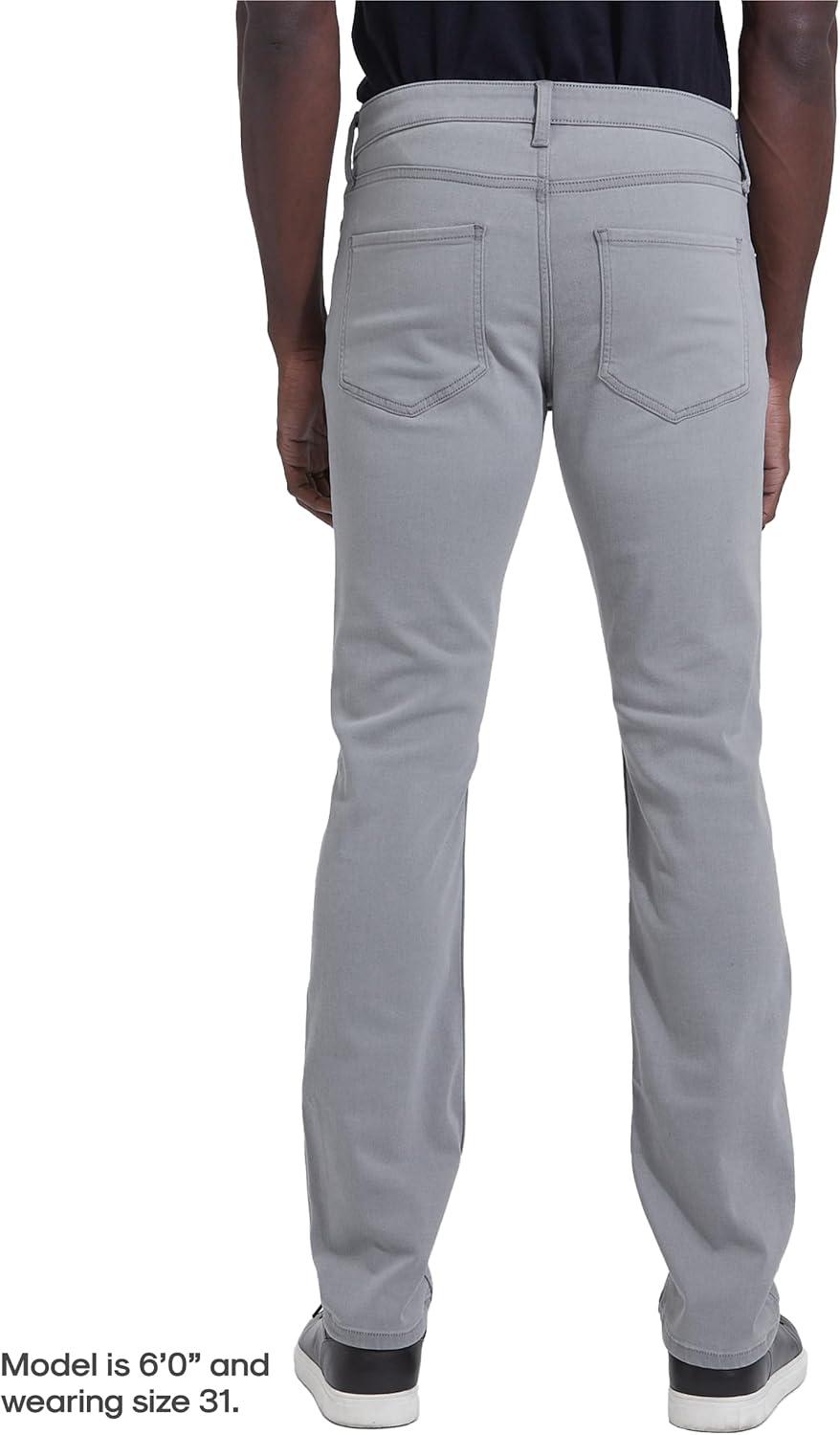 imageTrue Classic Mens Jeans  Stretch Jeans for Men Slim and Straight Fit Mens Stretch JeanMedium Gray