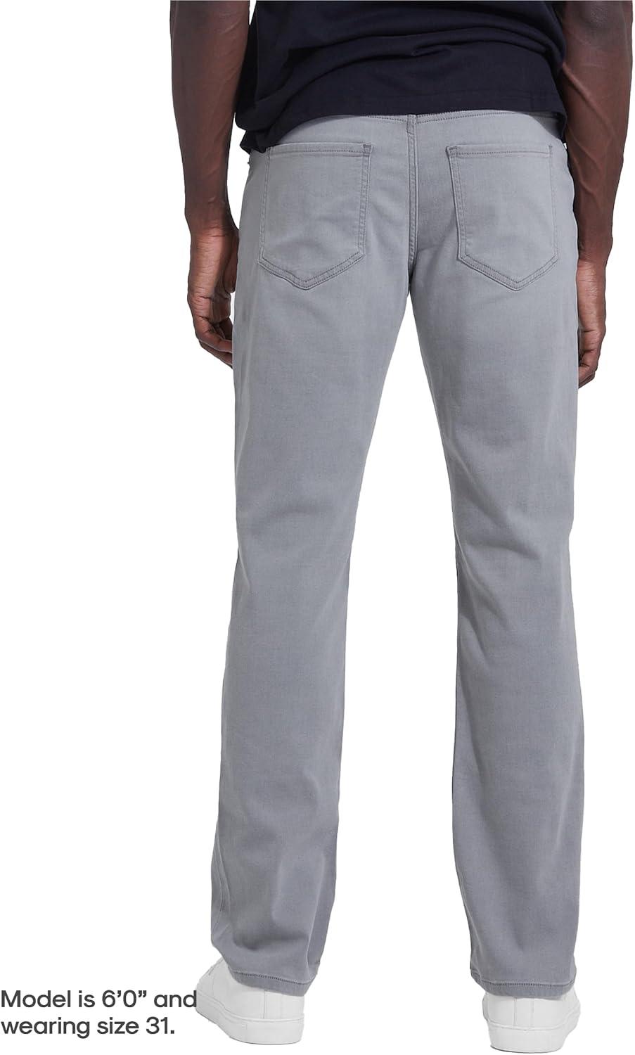 imageTrue Classic Mens Jeans  Stretch Jeans for Men Slim and Straight Fit Mens Stretch JeanMedium Gray