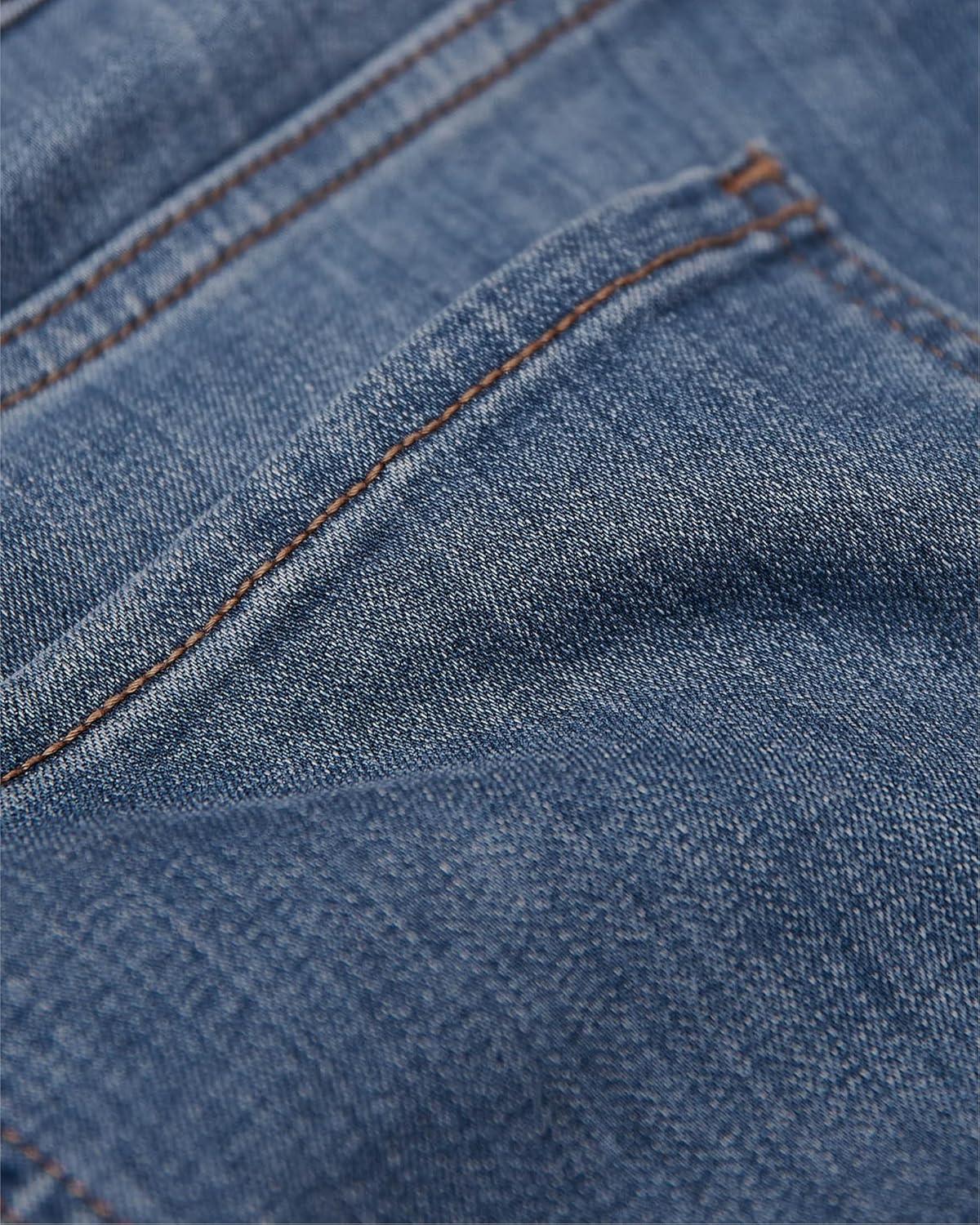imageTrue Classic Mens Jeans  Stretch Jeans for Men Slim and Straight Fit Mens Stretch JeanMedium Indigo