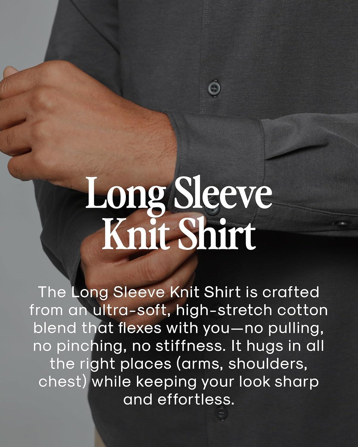imageTrue Classic Mens Long Sleeve Button Down Shirt  Casual Dress Shirts for Men Quick DryNavy