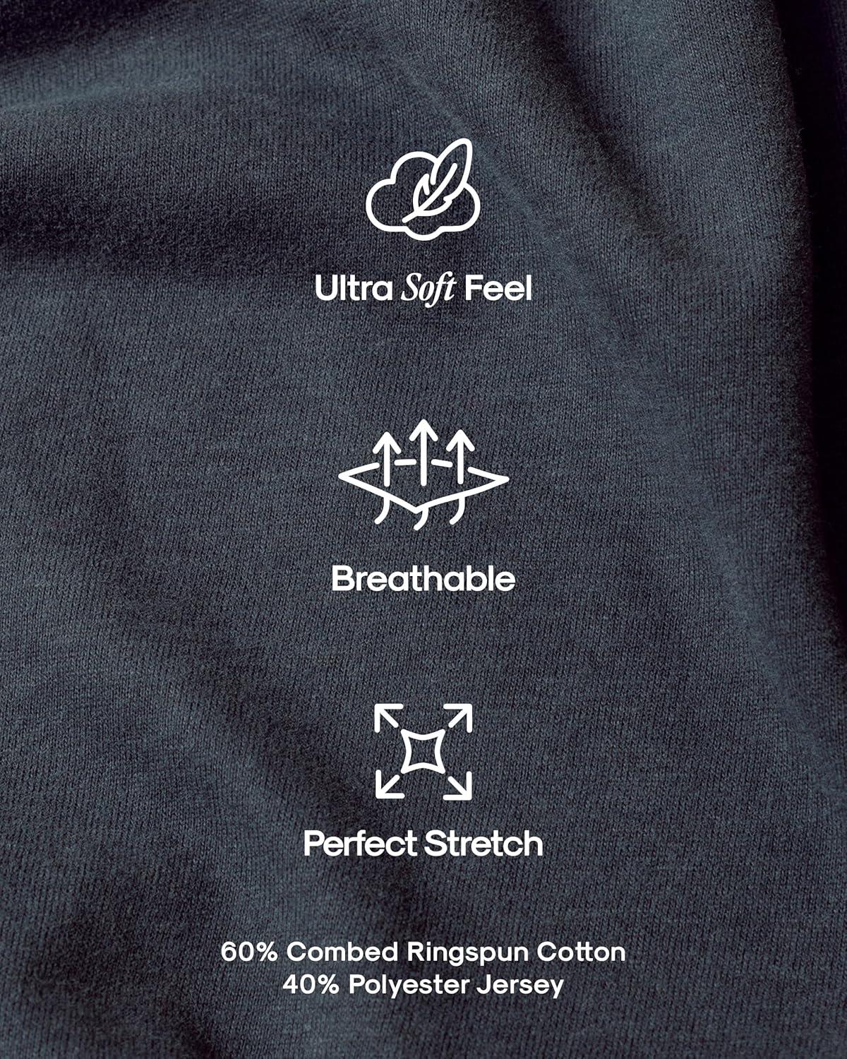 imageTrue Classic Mens TShirts  Short Sleeve Crew Neck T Shirts for Man Cotton Blend Plain Novelty Mens TShirtsCarbonHeather GrayNavy 3pack