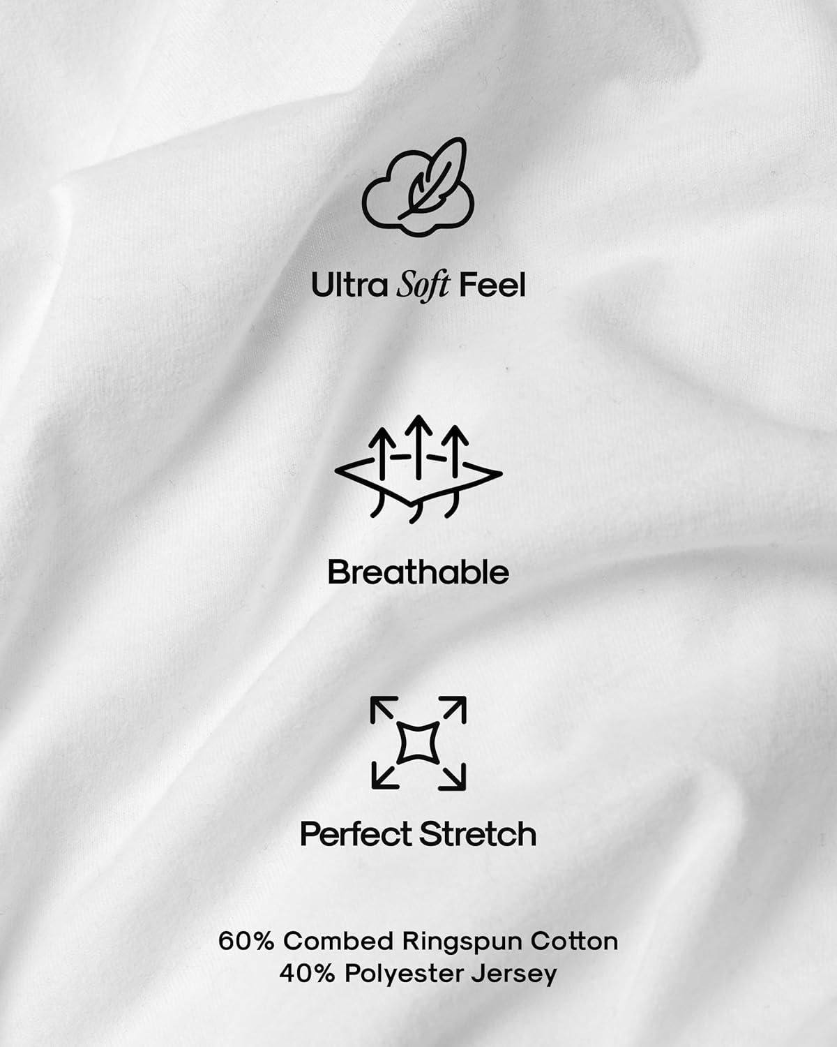 imageTrue Classic Mens TShirts  Short Sleeve Crew Neck T Shirts for Man Cotton Blend Plain Novelty Mens TShirtsExclusive 6pack