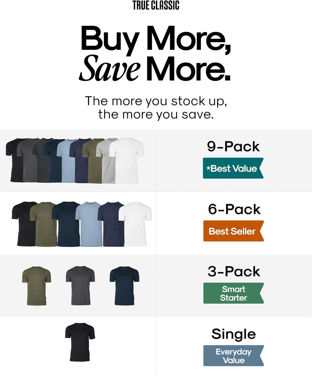 imageTrue Classic Mens V Neck T Shirts  Cotton V Neck Shirts for Men VNeck Mens TShirts and Undershirts for Men PackSinglesHeather Navy