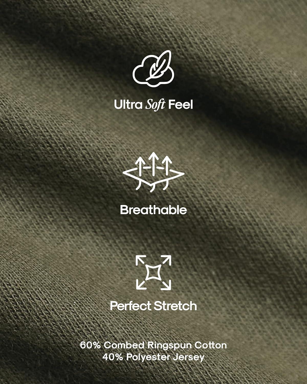 imageTrue Classic Mens V Neck T Shirts  Cotton V Neck Shirts for Men VNeck Mens TShirts and Undershirts for Men PackSinglesMilitary Green