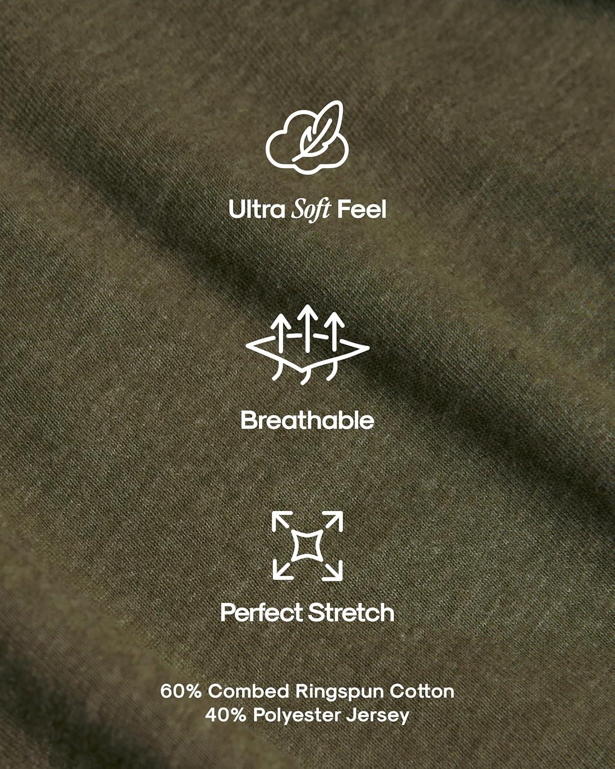 imageTrue Classic Polo Shirts for Men  Mens Polo Shirts Short Sleeve Cotton Dry Fit Golf Shirt for Men Personalized Custom CutHeather Military Green