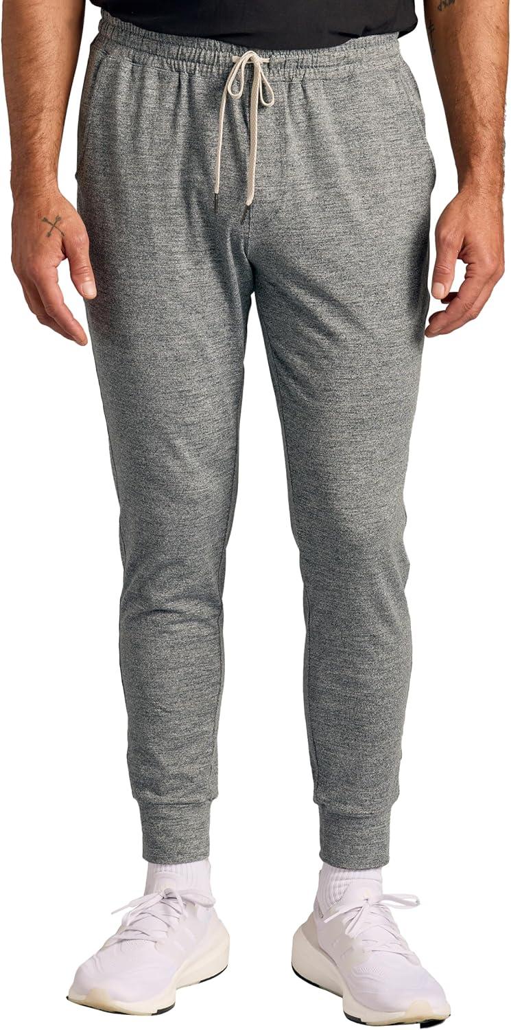 imageTrue Classic Sweatpants for Men  Joggers for Men with Pockets Novelty Fleece ampamp Breathable 4Way Stretch Mens Sweat PantsHeather Gray