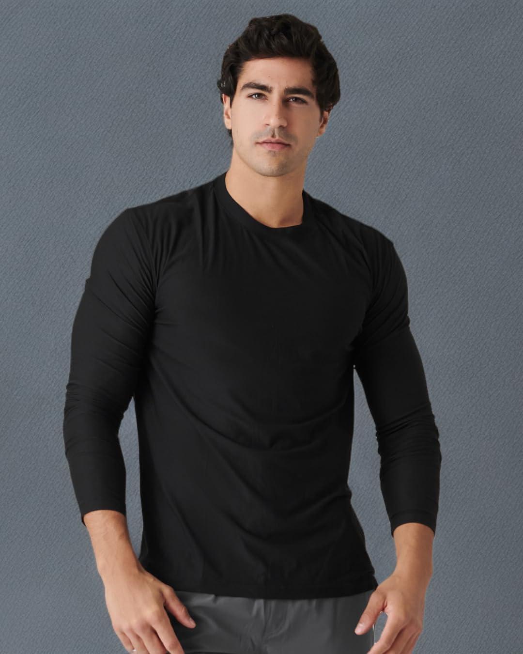 imageTrue Classic Workout Shirts for Men  Mens Shirts ampamp Muscle Shirt for Men Gym Shirts Tank Tops Men and Athletic Base LayerBlack