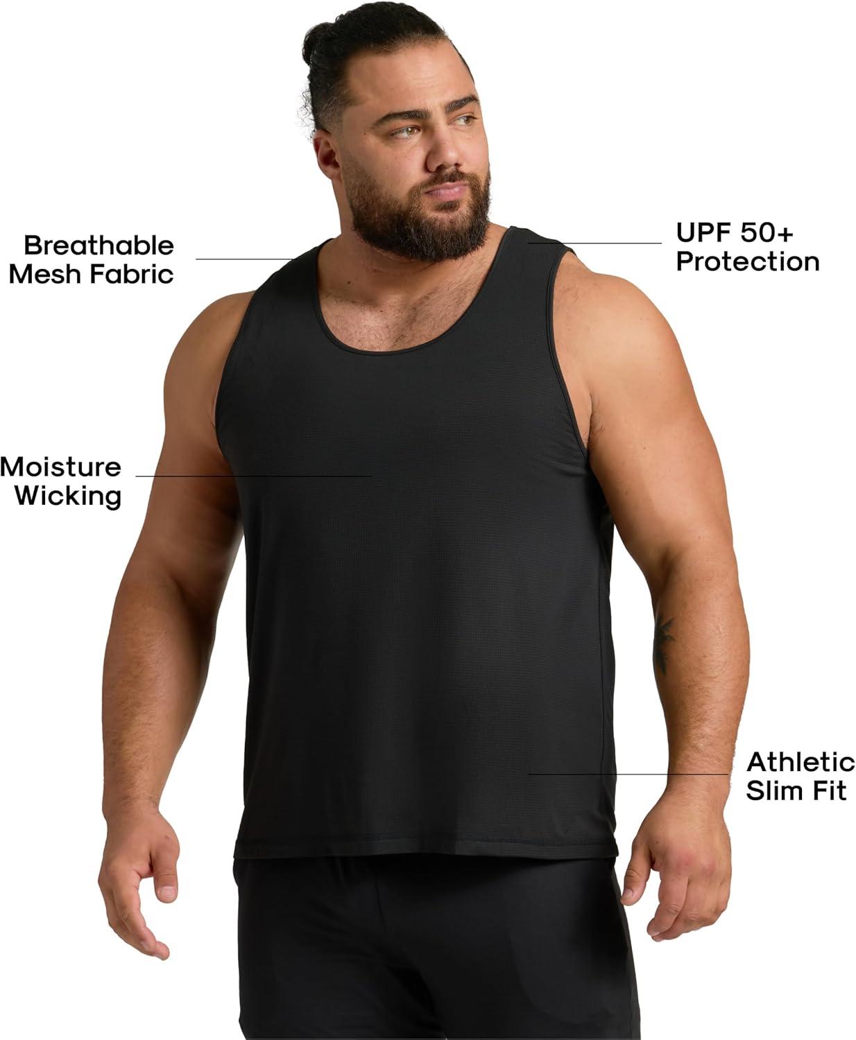 imageTrue Classic Workout Shirts for Men  Mens Shirts ampamp Muscle Shirt for Men Gym Shirts Tank Tops Men and Athletic Base LayerBlack