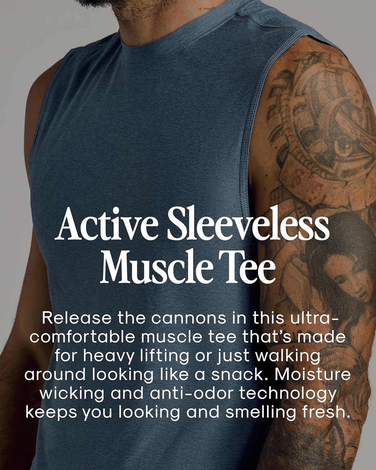 imageTrue Classic Workout Shirts for Men  Mens Shirts ampamp Muscle Shirt for Men Gym Shirts Tank Tops Men and Athletic Base LayerDark Heather Forest