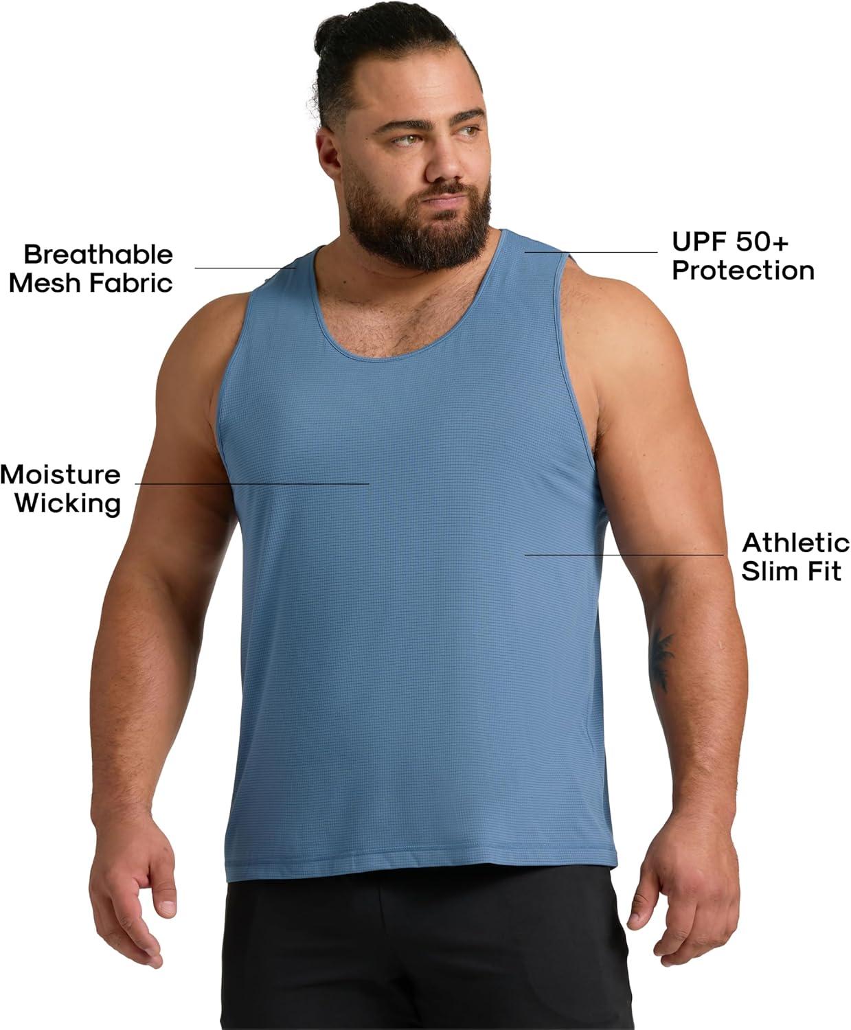 imageTrue Classic Workout Shirts for Men  Mens Shirts ampamp Muscle Shirt for Men Gym Shirts Tank Tops Men and Athletic Base LayerFiord