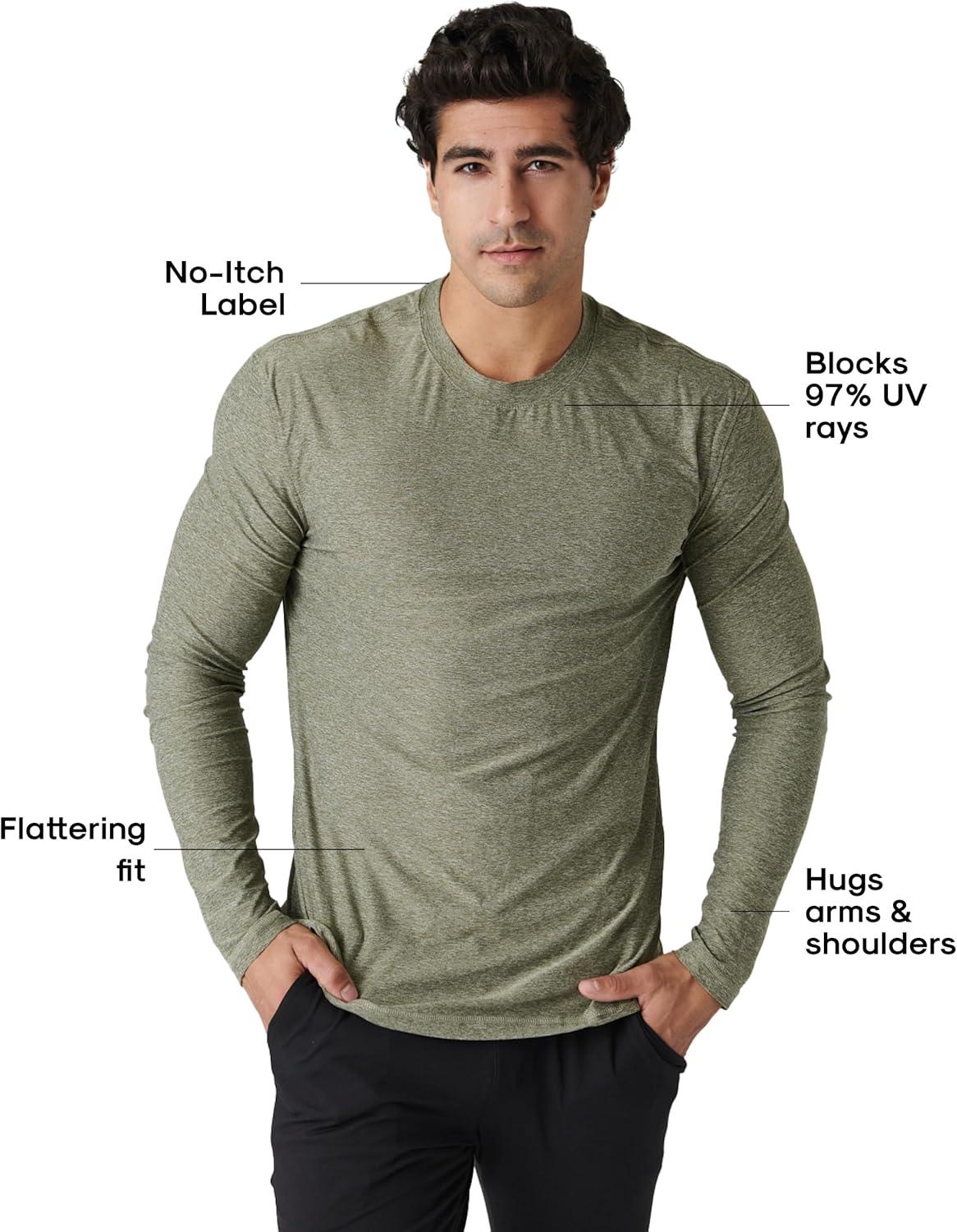 imageTrue Classic Workout Shirts for Men  Mens Shirts ampamp Muscle Shirt for Men Gym Shirts Tank Tops Men and Athletic Base LayerHeather Military Green