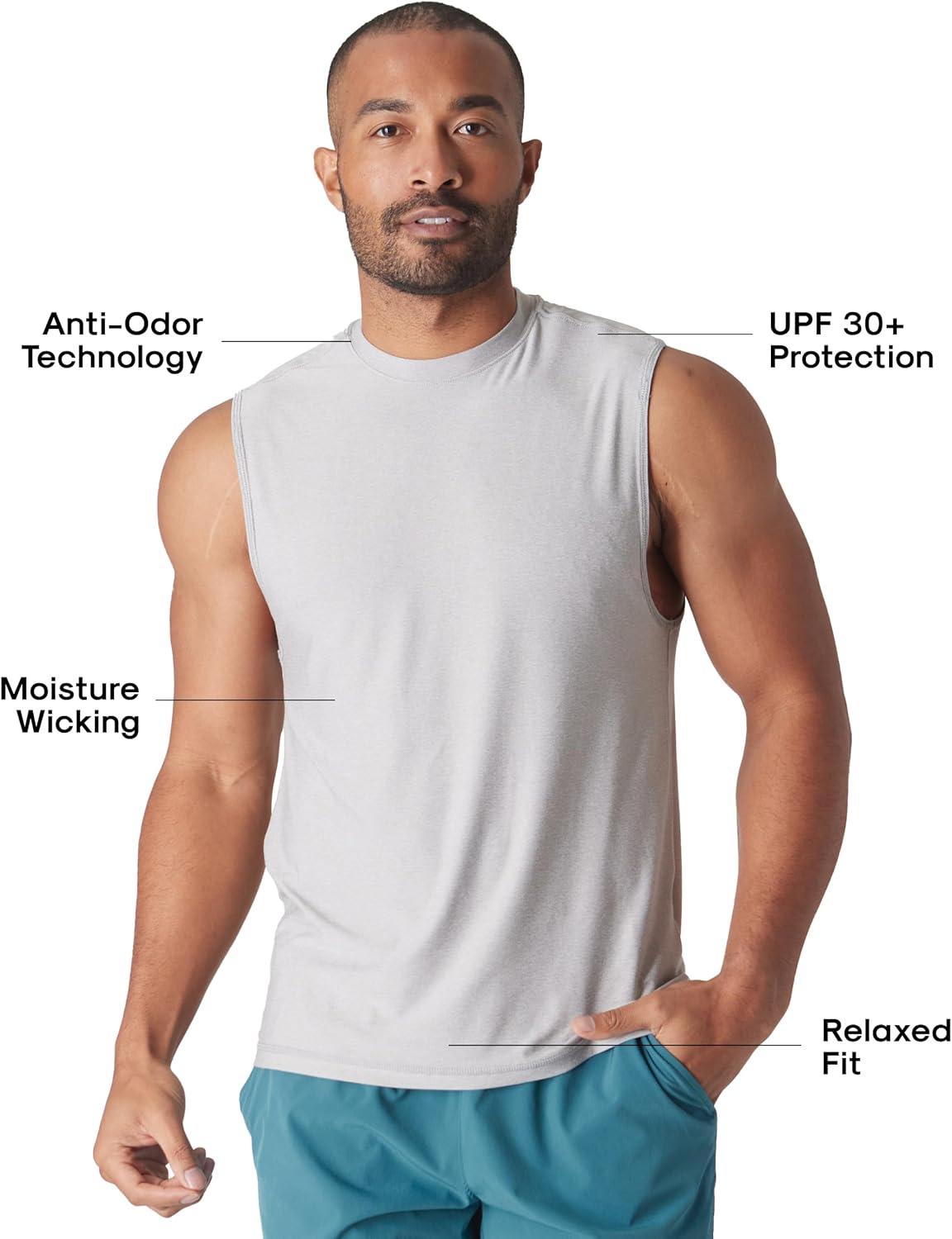 imageTrue Classic Workout Shirts for Men  Mens Shirts ampamp Muscle Shirt for Men Gym Shirts Tank Tops Men and Athletic Base LayerLight Heather Gray