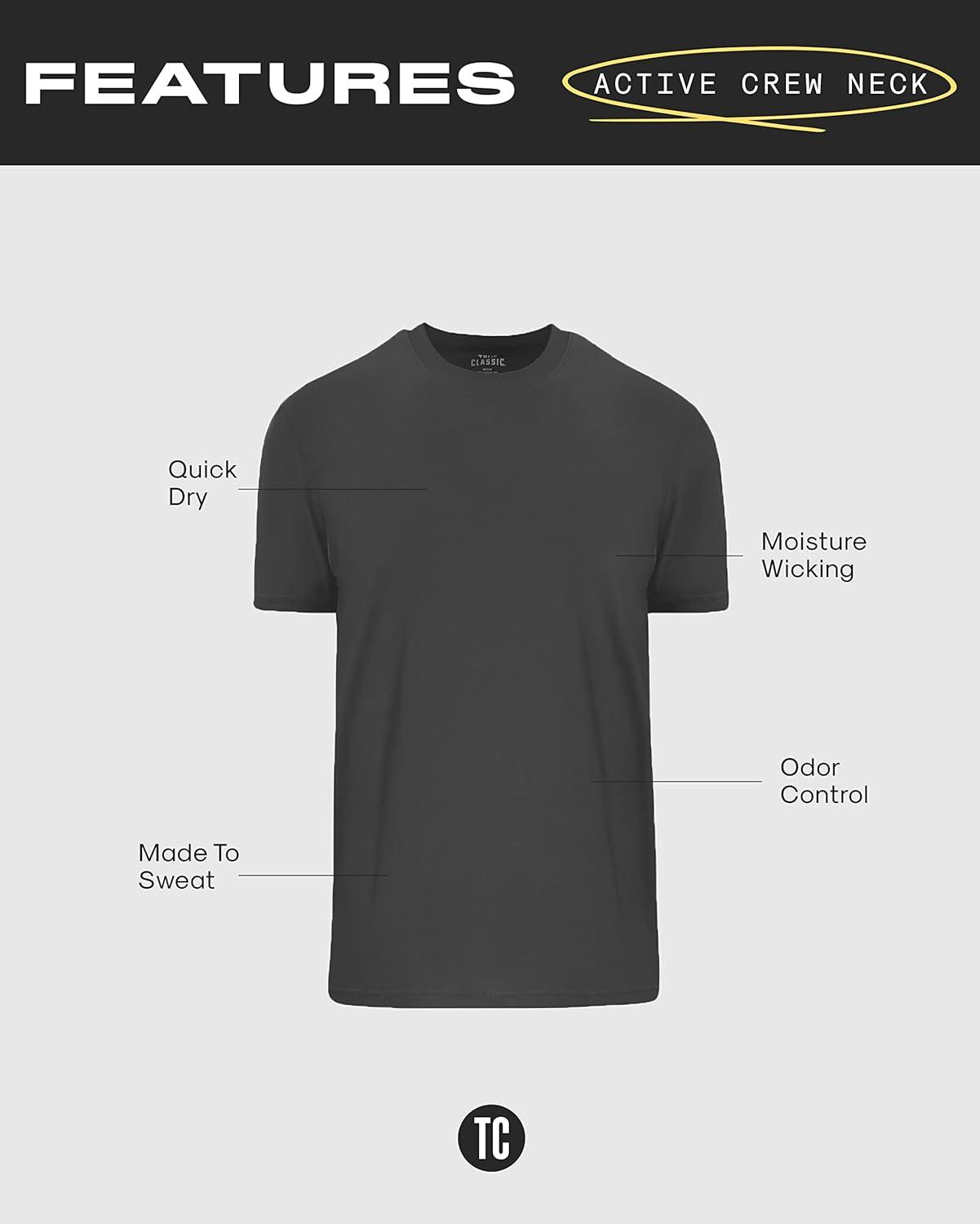 imageTrue Classic Workout Shirts for Men  Mens Shirts ampamp Muscle Shirt for Men Gym Shirts Tank Tops Men and Athletic Base LayerLight Heather Gray