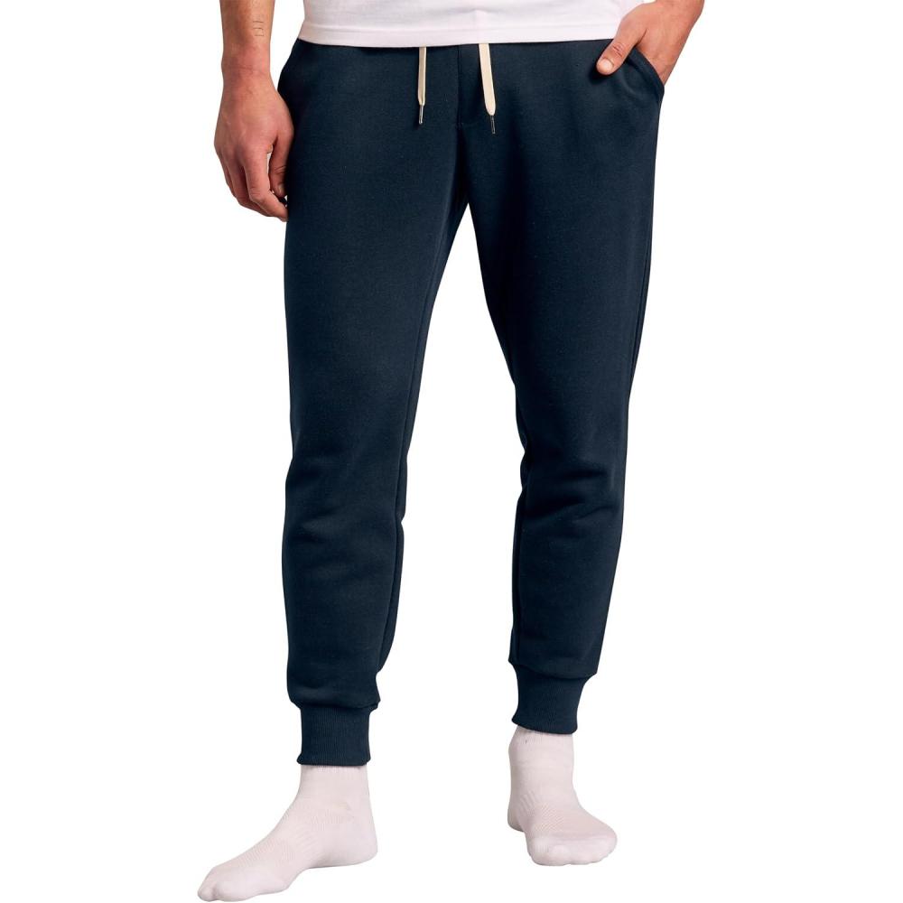 imageTrue Classic Sweatpants for Men  Joggers for Men with Pockets Novelty Fleece ampamp Breathable 4Way Stretch Mens Sweat PantsNavy