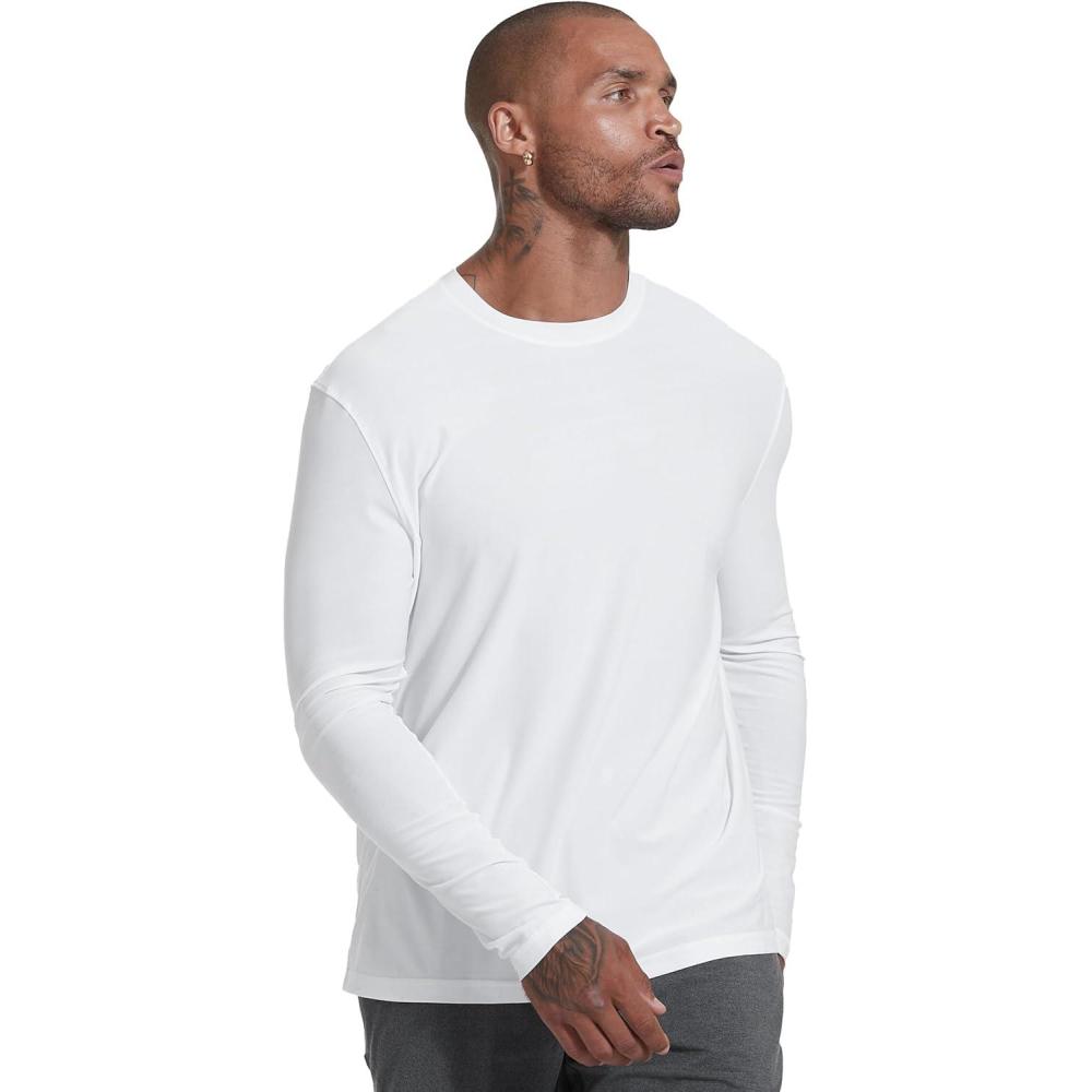 imageTrue Classic Workout Shirts for Men  Mens Shirts ampamp Muscle Shirt for Men Gym Shirts Tank Tops Men and Athletic Base LayerWhite