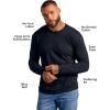 imageTrue Classic Long Sleeve Shirts for Men  Henley Waffle ampamp Crew Neck Long Sleeve T Shirt  Regular and Tall Thermal ShirtsBlack 3pack