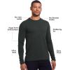 imageTrue Classic Long Sleeve Shirts for Men  Henley Waffle ampamp Crew Neck Long Sleeve T Shirt  Regular and Tall Thermal ShirtsCharcoal Heather Gray