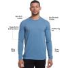 imageTrue Classic Long Sleeve Shirts for Men  Henley Waffle ampamp Crew Neck Long Sleeve T Shirt  Regular and Tall Thermal ShirtsIndigo