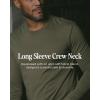 imageTrue Classic Long Sleeve Shirts for Men  Henley Waffle ampamp Crew Neck Long Sleeve T Shirt  Regular and Tall Thermal ShirtsRanger Green