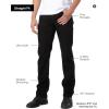 imageTrue Classic Mens Jeans  Stretch Jeans for Men Slim and Straight Fit Mens Stretch JeanBlack