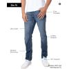imageTrue Classic Mens Jeans  Stretch Jeans for Men Slim and Straight Fit Mens Stretch JeanMedium Indigo