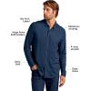 imageTrue Classic Mens Long Sleeve Button Down Shirt  Casual Dress Shirts for Men Quick DryDark Heather Navy