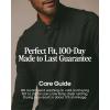 imageTrue Classic Mens Long Sleeve Button Down Shirt  Casual Dress Shirts for Men Quick DryDark Heather Navy