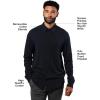 imageTrue Classic Mens Long Sleeve Button Down Shirt  Casual Dress Shirts for Men Quick DryNavy