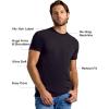 imageTrue Classic Mens TShirts  Short Sleeve Crew Neck T Shirts for Man Cotton Blend Plain Novelty Mens TShirtsBlack 3pack