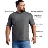 imageTrue Classic Mens TShirts  Short Sleeve Crew Neck T Shirts for Man Cotton Blend Plain Novelty Mens TShirtsCarbonHeather GrayNavy 3pack