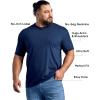 imageTrue Classic Mens TShirts  Short Sleeve Crew Neck T Shirts for Man Cotton Blend Plain Novelty Mens TShirtsNavyIndigoHeather Indigo 3pack
