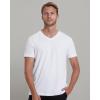 imageTrue Classic Mens V Neck T Shirts  Cotton V Neck Shirts for Men VNeck Mens TShirts and Undershirts for Men PackSinglesBlackCarbonWhite 3pack