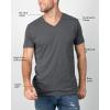 imageTrue Classic Mens V Neck T Shirts  Cotton V Neck Shirts for Men VNeck Mens TShirts and Undershirts for Men PackSinglesCharcoal Heather Gray