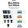 imageTrue Classic Mens V Neck T Shirts  Cotton V Neck Shirts for Men VNeck Mens TShirts and Undershirts for Men PackSinglesHeather Military Green