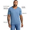 imageTrue Classic Mens V Neck T Shirts  Cotton V Neck Shirts for Men VNeck Mens TShirts and Undershirts for Men PackSinglesIndigo