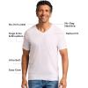 imageTrue Classic Mens V Neck T Shirts  Cotton V Neck Shirts for Men VNeck Mens TShirts and Undershirts for Men PackSinglesWhite