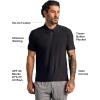 imageTrue Classic Polo Shirts for Men  Mens Polo Shirts Short Sleeve Cotton Dry Fit Golf Shirt for Men Personalized Custom CutBlack