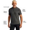 imageTrue Classic Polo Shirts for Men  Mens Polo Shirts Short Sleeve Cotton Dry Fit Golf Shirt for Men Personalized Custom CutCharcoal Heather Gray