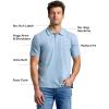 imageTrue Classic Polo Shirts for Men  Mens Polo Shirts Short Sleeve Cotton Dry Fit Golf Shirt for Men Personalized Custom CutHeather Dusk